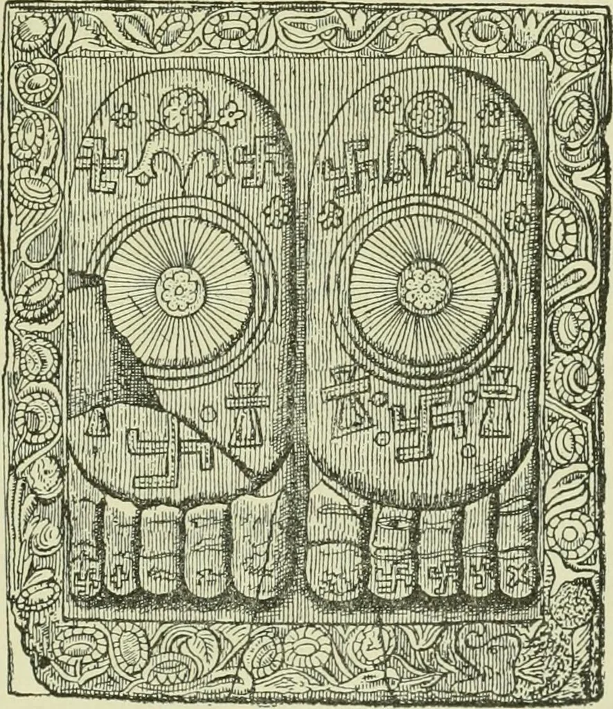 An illustration from La religion des Gaulois; les Druides et la druidisme;, 1897, leaf 465