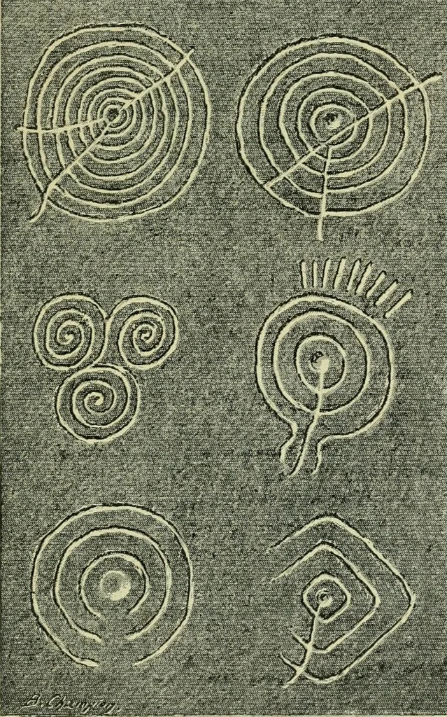 An illustration from La religion des Gaulois; les Druides et la druidisme;, 1897, leaf 79