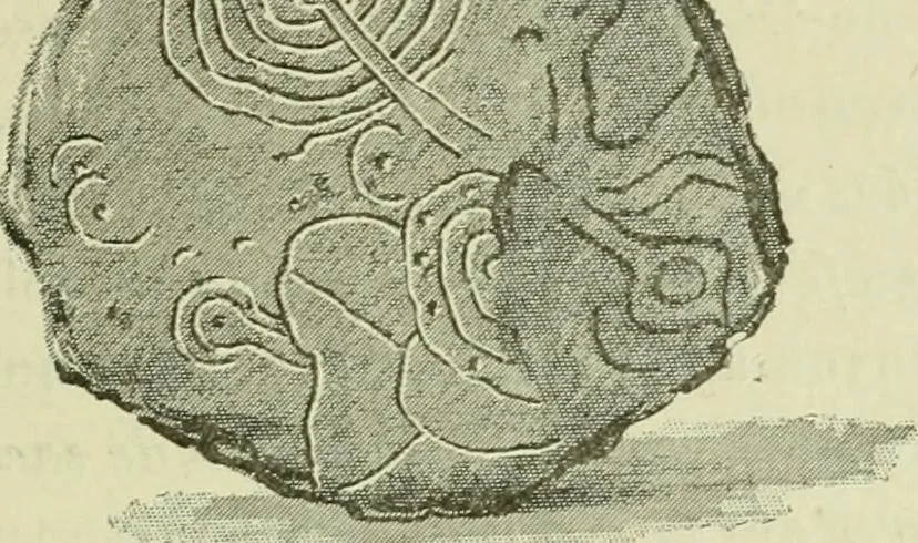 An illustration from La religion des Gaulois; les Druides et la druidisme;, 1897, leaf 81