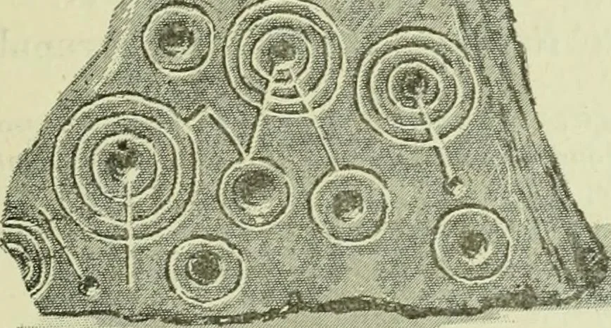 An illustration from La religion des Gaulois; les Druides et la druidisme;, 1897, leaf 81