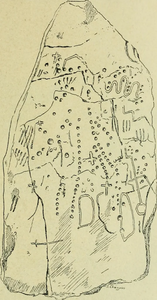 An illustration from La religion des Gaulois; les Druides et la druidisme;, 1897, leaf 83