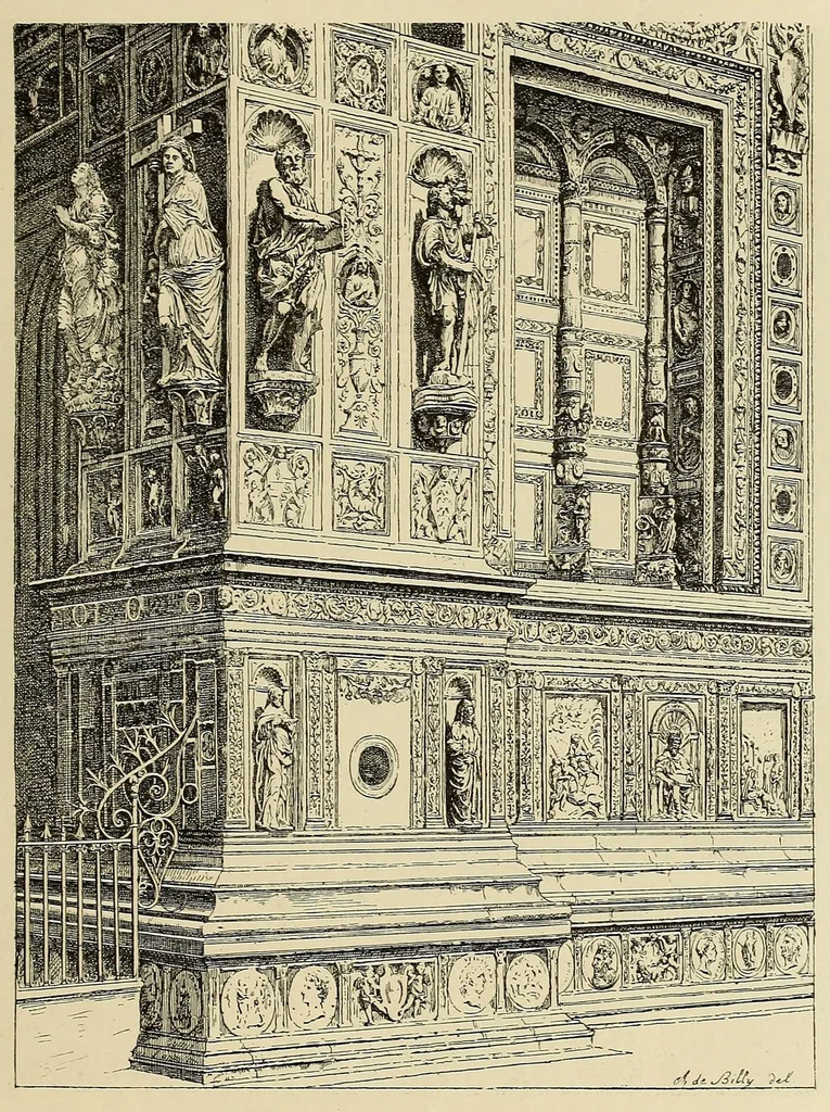 An illustration from La renaissance en Italie et en France à l'époque de Charles VIII. Ouvrage publié sous la direction et avec le concours de M. Paul d'Albert de Luynes et de Chevreuse, duc de Chaulnes, 1885, leaf 315