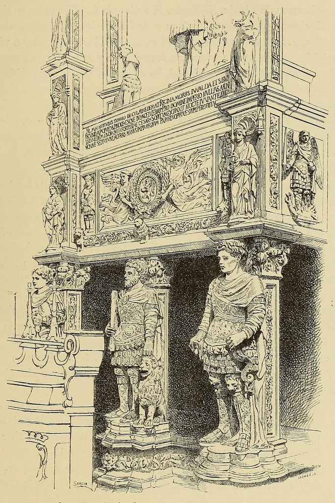 An illustration from La renaissance en Italie et en France à l'époque de Charles VIII. Ouvrage publié sous la direction et avec le concours de M. Paul d'Albert de Luynes et de Chevreuse, duc de Chaulnes, 1885, leaf 569