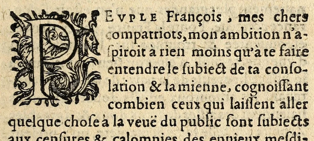 An illustration from La resolvtion et triomphe de la paix, faicte entre le Roy et nosseignevrs les princes., 1616, leaf 7