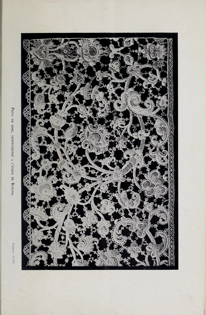 An illustration from La restauration de la dentelle a Venise et l'école de Burano, 1902, leaf 13
