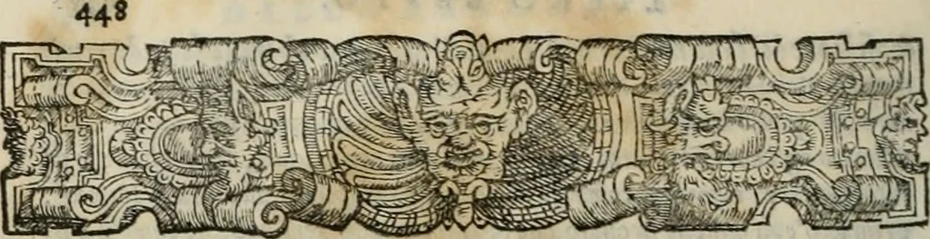 An illustration from La retorica, 1559, leaf 463
