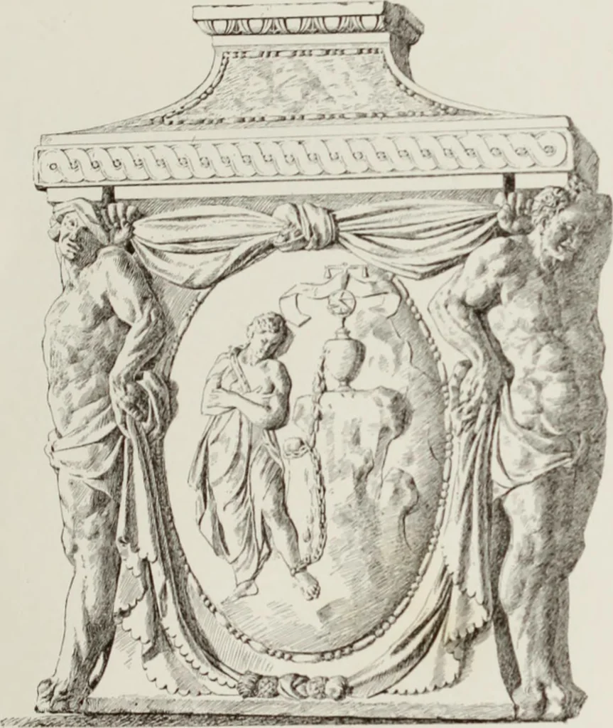 An illustration from La R. Galleria Estense in Modena, 1882, leaf 134