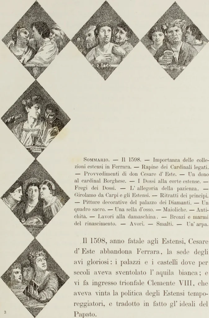 An illustration from La R. Galleria Estense in Modena, 1882, leaf 16