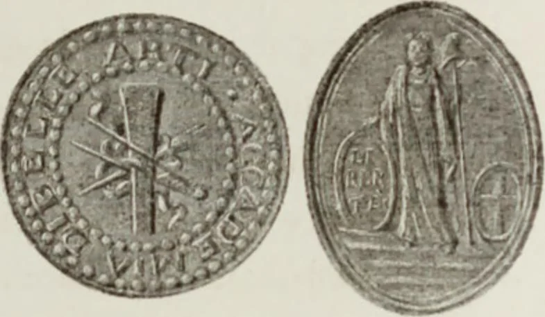 An illustration from La R. Galleria Estense in Modena, 1882, leaf 352