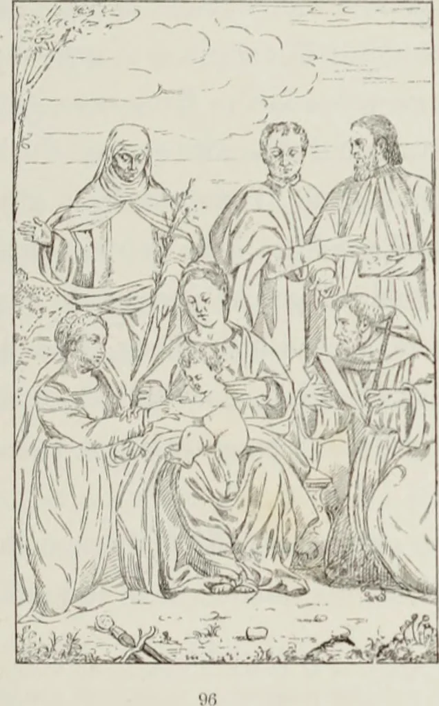 An illustration from La R. Galleria Estense in Modena, 1882, leaf 370