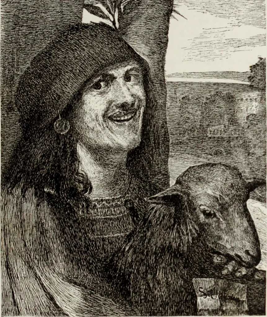 An illustration from La R. Galleria Estense in Modena, 1882, leaf 38