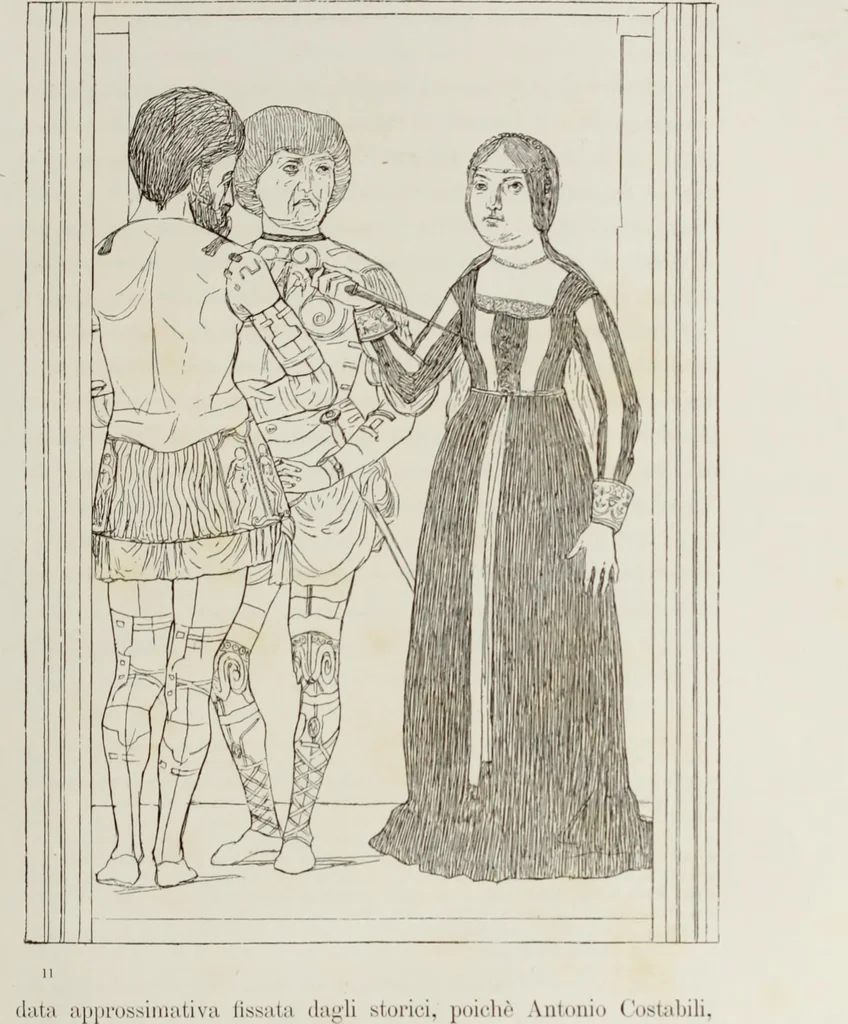 An illustration from La R. Galleria Estense in Modena, 1882, leaf 40