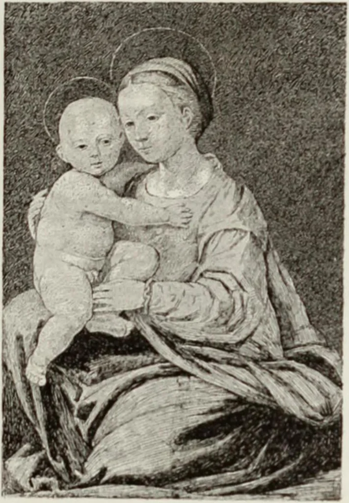 An illustration from La R. Galleria Estense in Modena, 1882, leaf 422