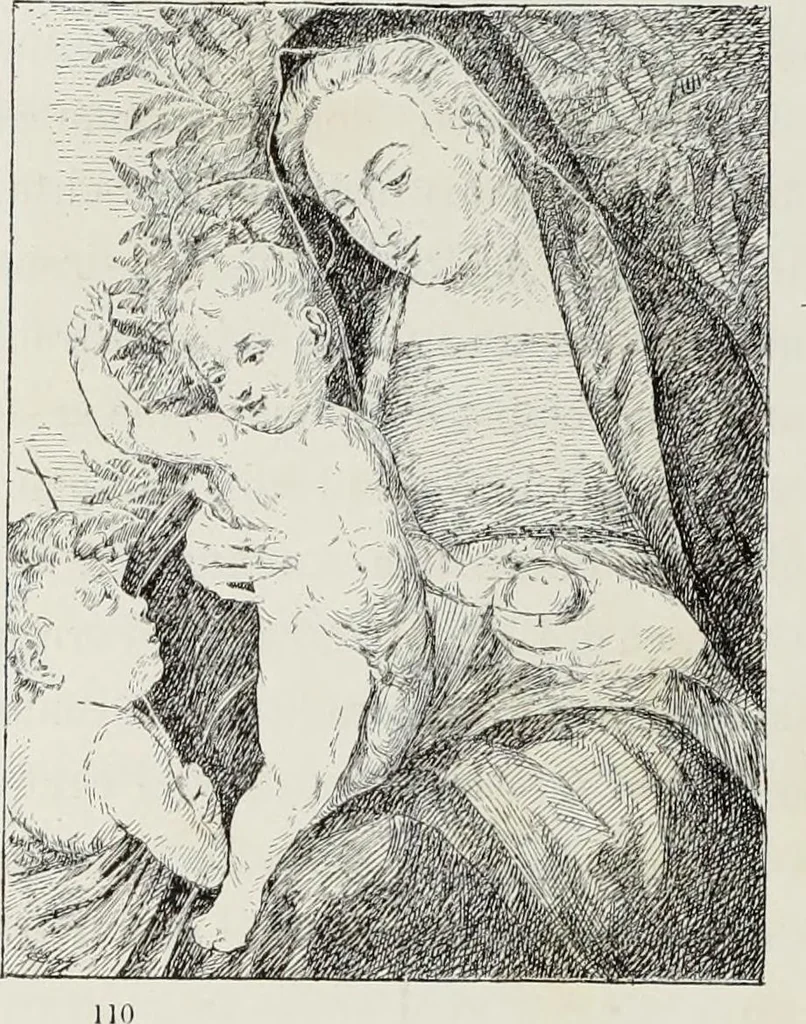 An illustration from La R. Galleria Estense in Modena, 1882, leaf 425