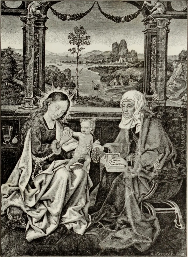 An illustration from La R. Galleria Estense in Modena, 1882, leaf 428