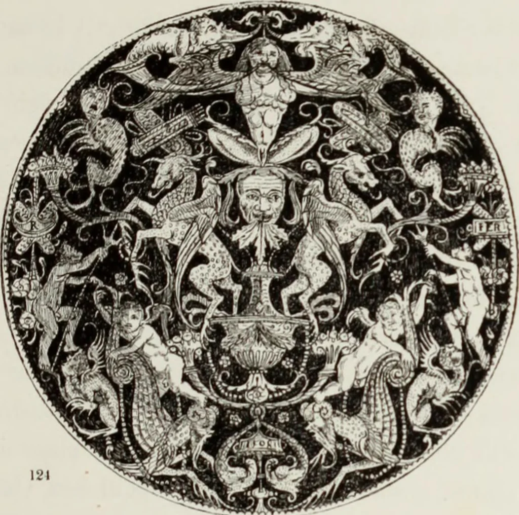 An illustration from La R. Galleria Estense in Modena, 1882, leaf 458