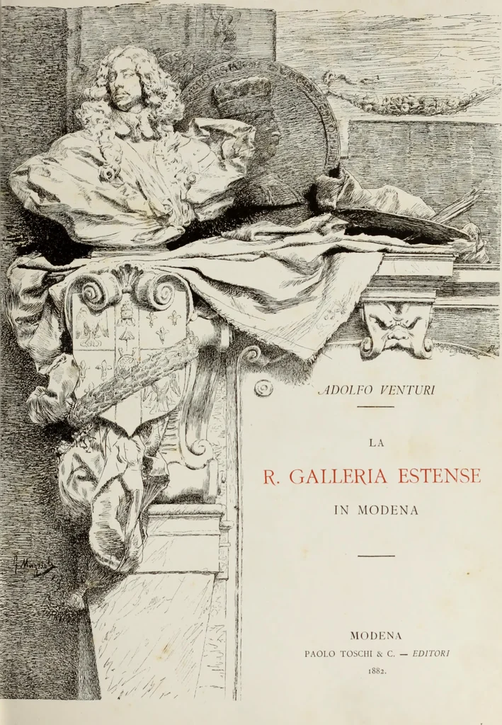 An illustration from La R. Galleria Estense in Modena, 1882, leaf 6