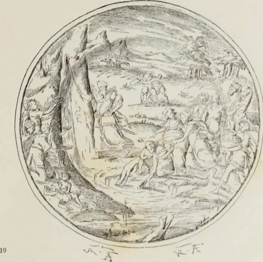 An illustration from La R. Galleria Estense in Modena, 1882, leaf 62