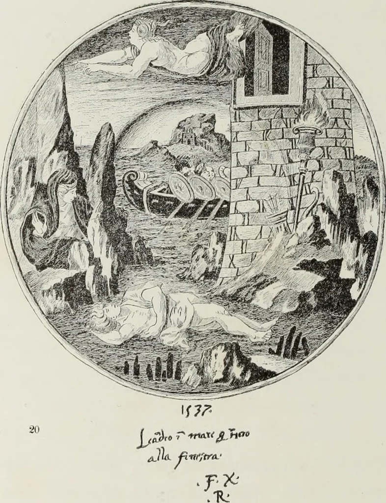 An illustration from La R. Galleria Estense in Modena, 1882, leaf 63