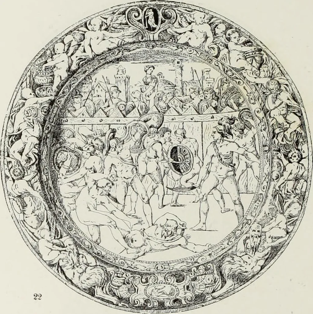 An illustration from La R. Galleria Estense in Modena, 1882, leaf 65