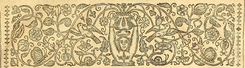 An illustration from A large and complete concordance to the Bible in English, according to the last translation, 1643, leaf 6