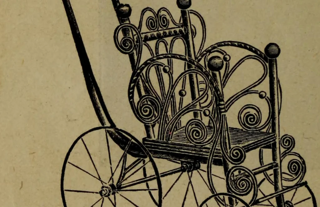 An illustration from Largest dealers in baby carriages, baby vehicles and reed furniture in Canada / The Richard Simpson Co., Limited, Toronto, Canada., 1902, leaf 103