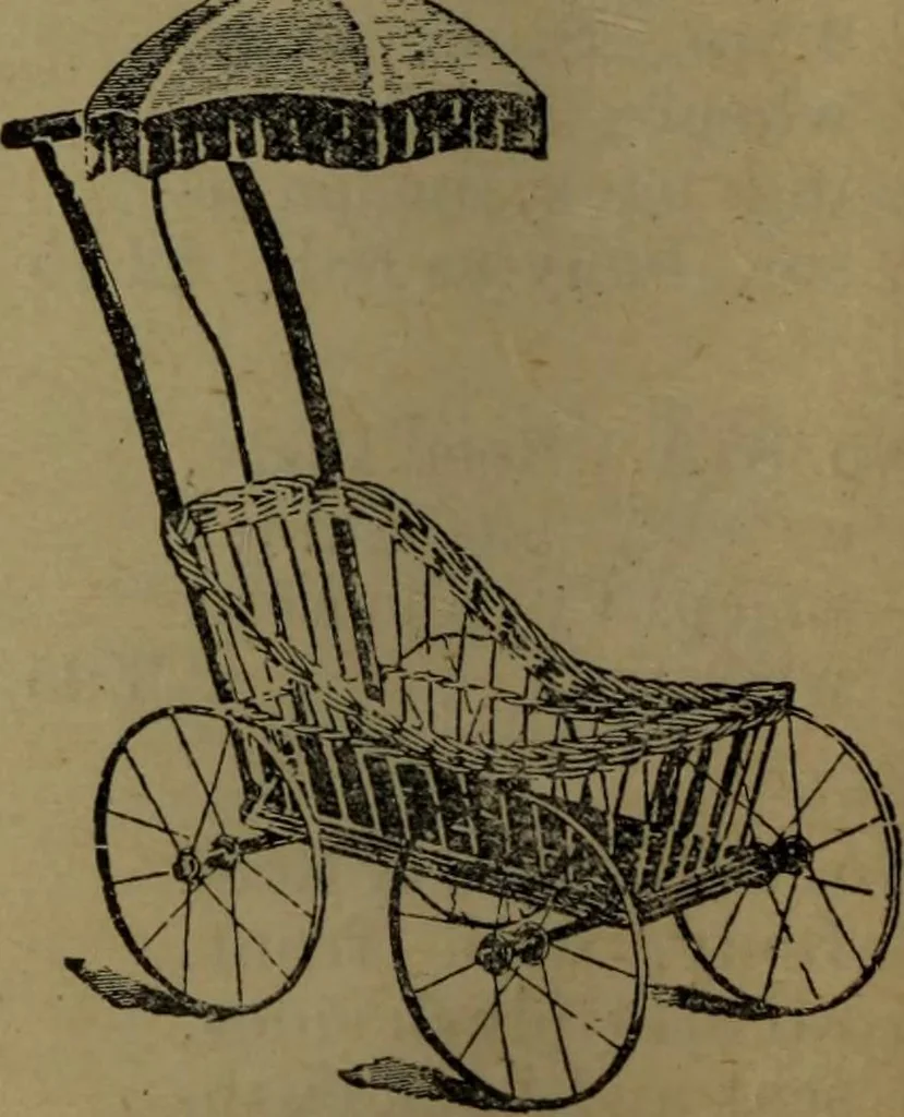 An illustration from Largest dealers in baby carriages, baby vehicles and reed furniture in Canada / The Richard Simpson Co., Limited, Toronto, Canada., 1902, leaf 105