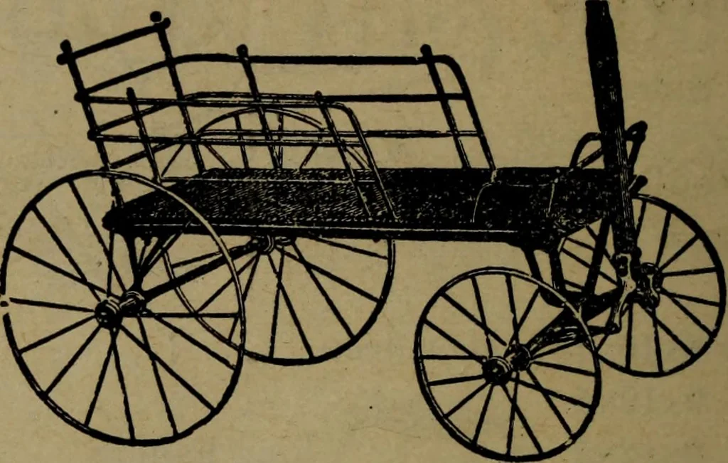 An illustration from Largest dealers in baby carriages, baby vehicles and reed furniture in Canada / The Richard Simpson Co., Limited, Toronto, Canada., 1902, leaf 111