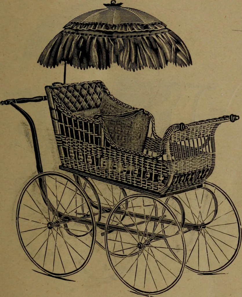 An illustration from Largest dealers in baby carriages, baby vehicles and reed furniture in Canada / The Richard Simpson Co., Limited, Toronto, Canada., 1902, leaf 16