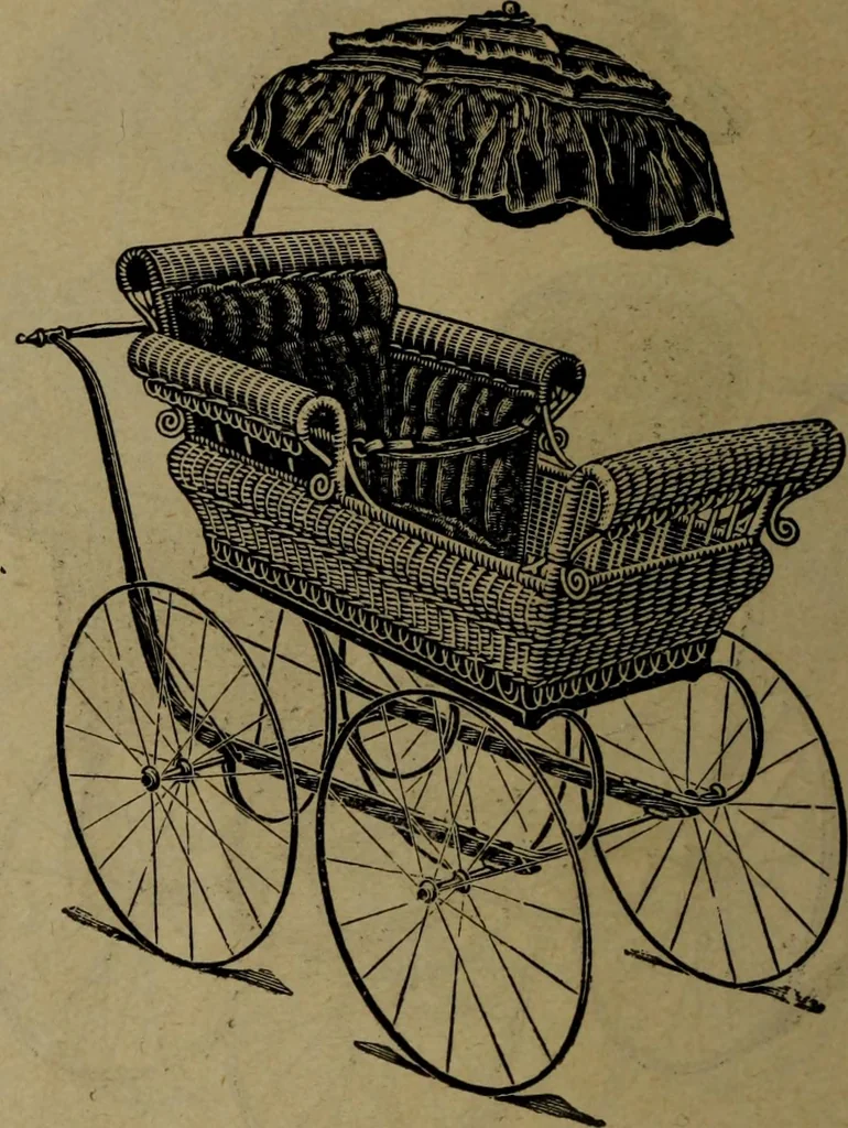 An illustration from Largest dealers in baby carriages, baby vehicles and reed furniture in Canada / The Richard Simpson Co., Limited, Toronto, Canada., 1902, leaf 23
