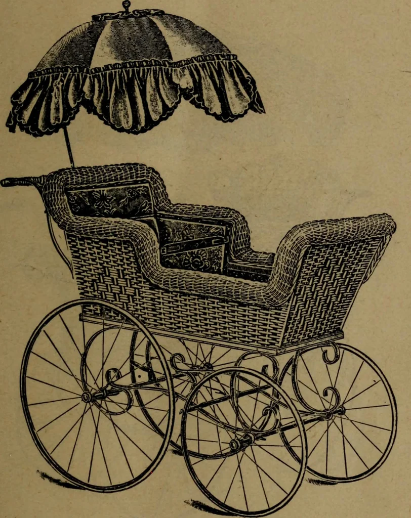 An illustration from Largest dealers in baby carriages, baby vehicles and reed furniture in Canada / The Richard Simpson Co., Limited, Toronto, Canada., 1902, leaf 24