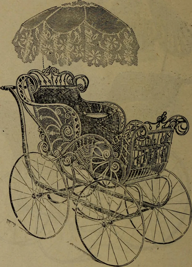 An illustration from Largest dealers in baby carriages, baby vehicles and reed furniture in Canada / The Richard Simpson Co., Limited, Toronto, Canada., 1902, leaf 25