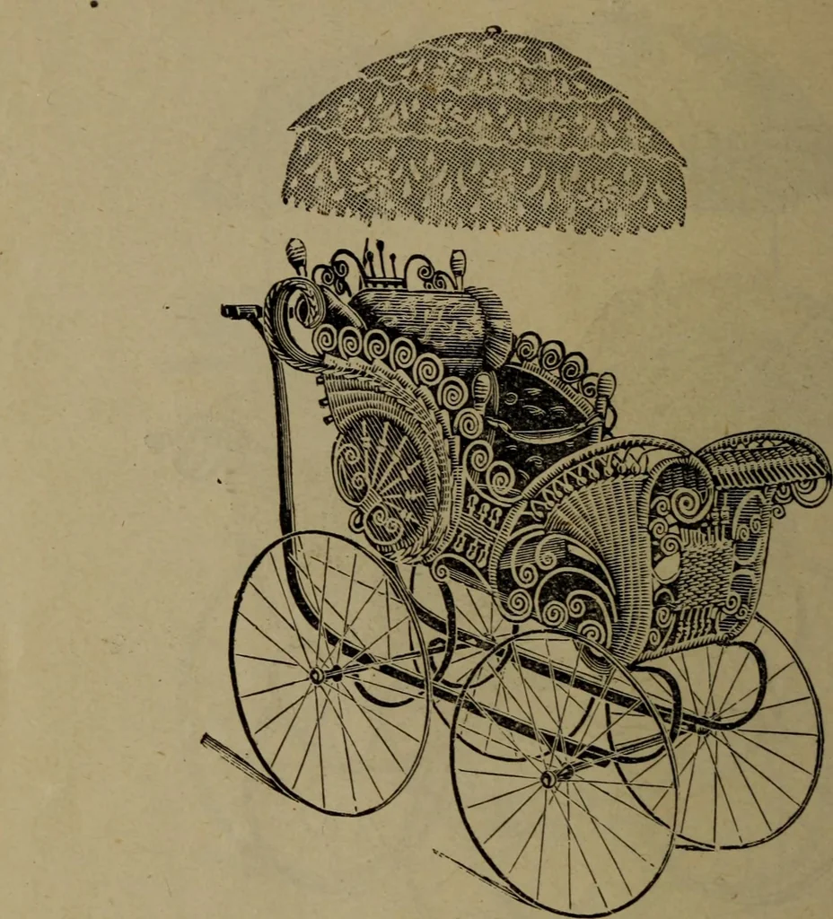 An illustration from Largest dealers in baby carriages, baby vehicles and reed furniture in Canada / The Richard Simpson Co., Limited, Toronto, Canada., 1902, leaf 29