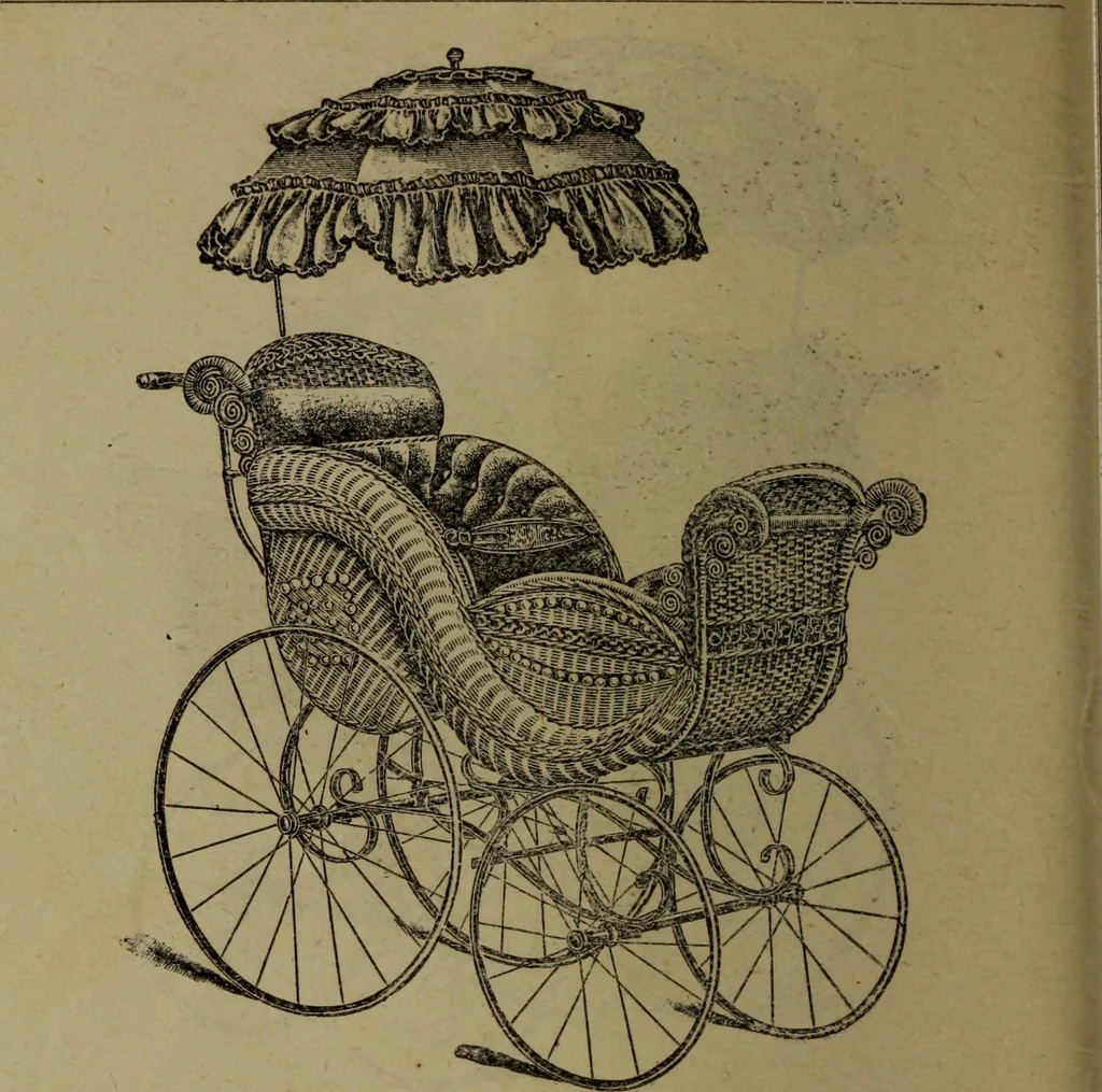 An illustration from Largest dealers in baby carriages, baby vehicles and reed furniture in Canada / The Richard Simpson Co., Limited, Toronto, Canada., 1902, leaf 33