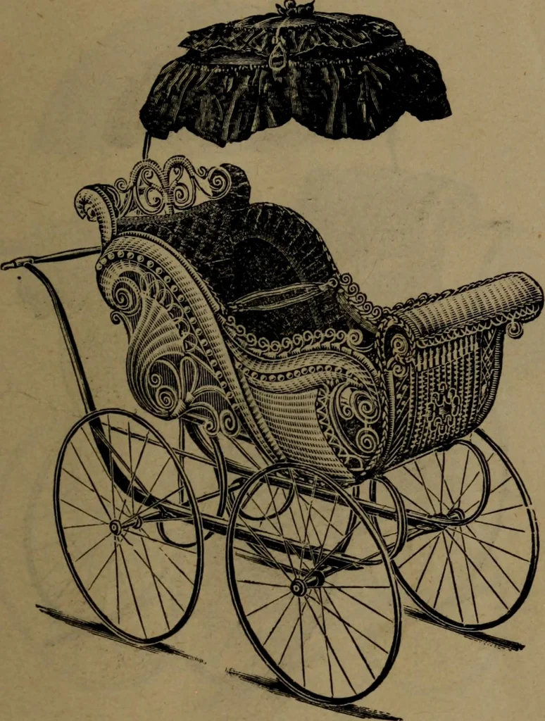 An illustration from Largest dealers in baby carriages, baby vehicles and reed furniture in Canada / The Richard Simpson Co., Limited, Toronto, Canada., 1902, leaf 34