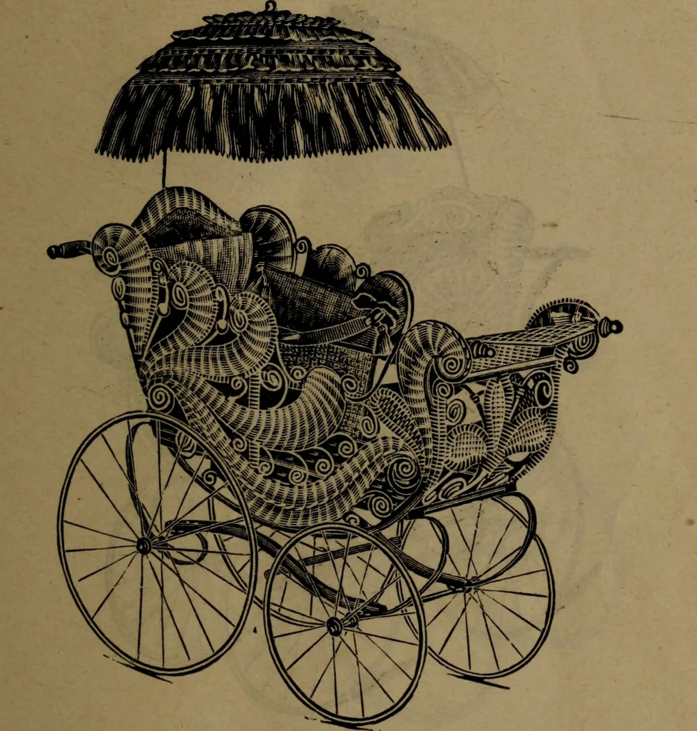An illustration from Largest dealers in baby carriages, baby vehicles and reed furniture in Canada / The Richard Simpson Co., Limited, Toronto, Canada., 1902, leaf 36