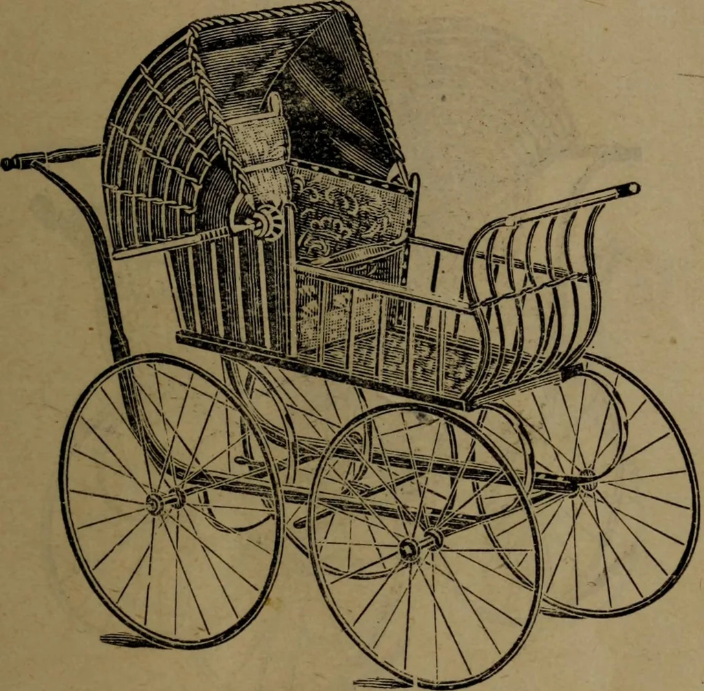 An illustration from Largest dealers in baby carriages, baby vehicles and reed furniture in Canada / The Richard Simpson Co., Limited, Toronto, Canada., 1902, leaf 40