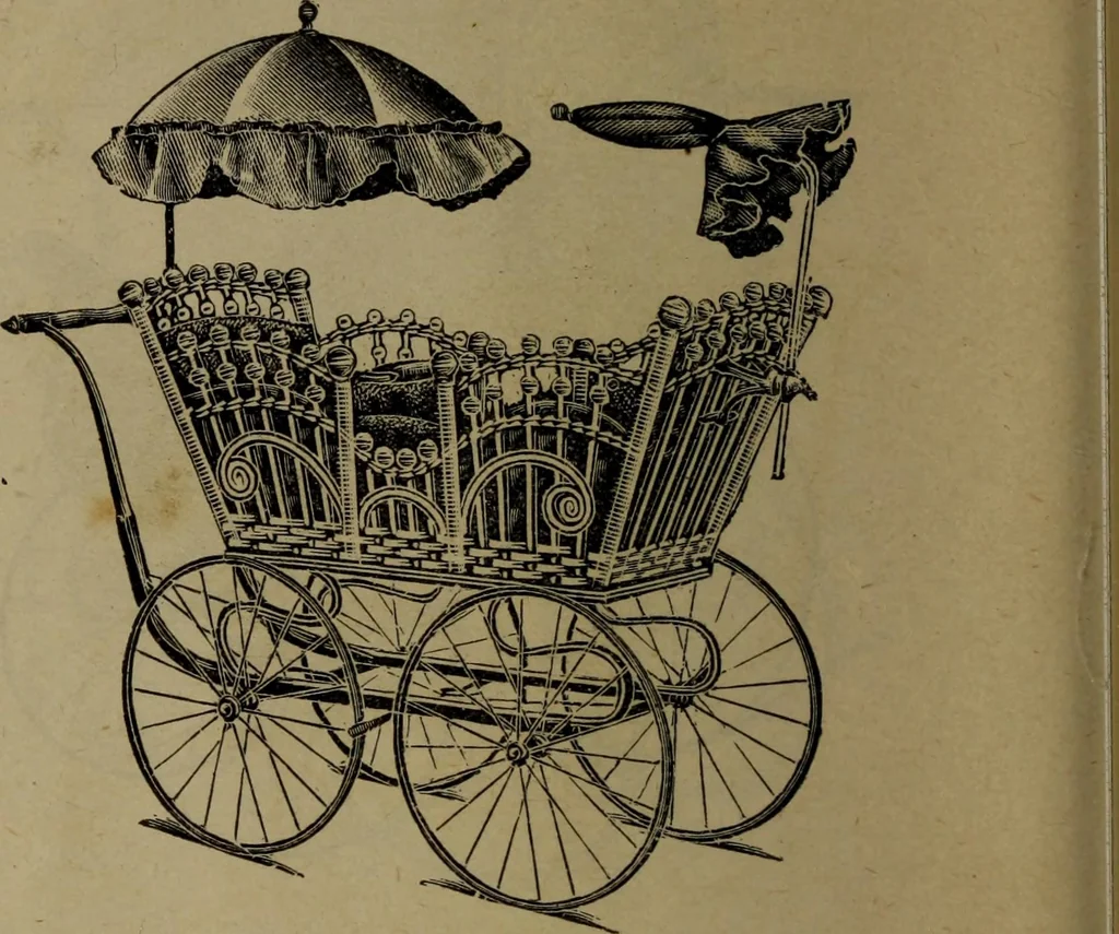 An illustration from Largest dealers in baby carriages, baby vehicles and reed furniture in Canada / The Richard Simpson Co., Limited, Toronto, Canada., 1902, leaf 43
