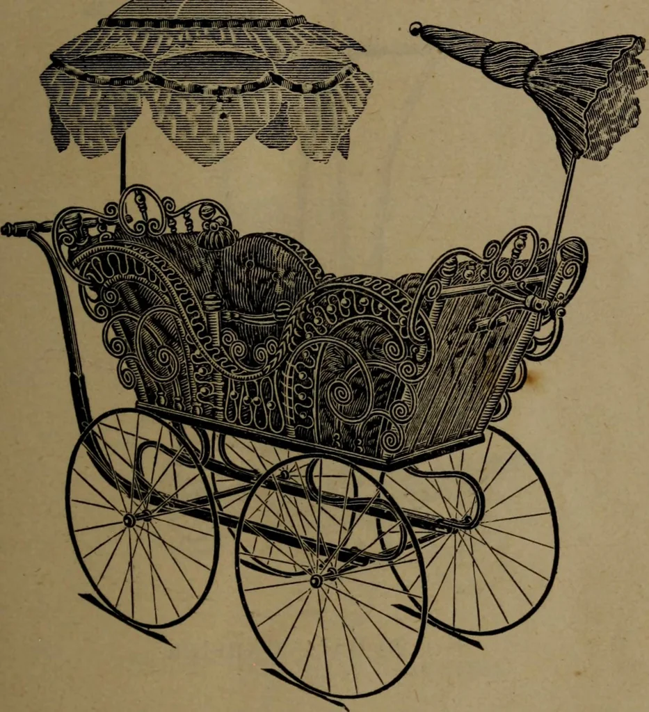 An illustration from Largest dealers in baby carriages, baby vehicles and reed furniture in Canada / The Richard Simpson Co., Limited, Toronto, Canada., 1902, leaf 44