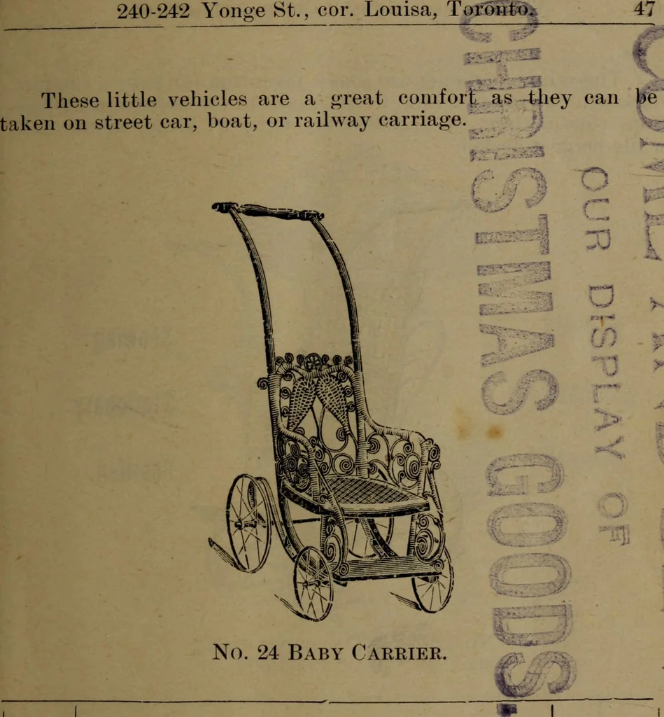 An illustration from Largest dealers in baby carriages, baby vehicles and reed furniture in Canada / The Richard Simpson Co., Limited, Toronto, Canada., 1902, leaf 48