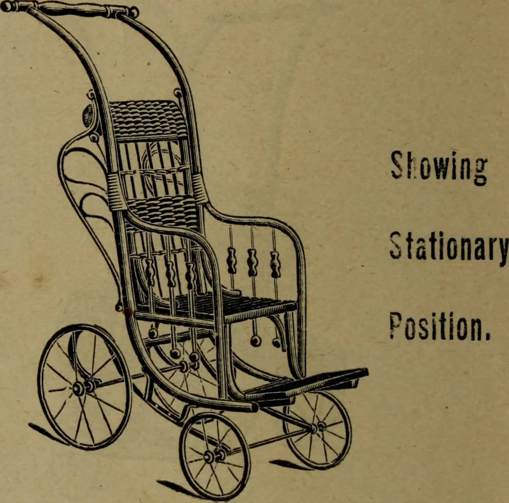 An illustration from Largest dealers in baby carriages, baby vehicles and reed furniture in Canada / The Richard Simpson Co., Limited, Toronto, Canada., 1902, leaf 49