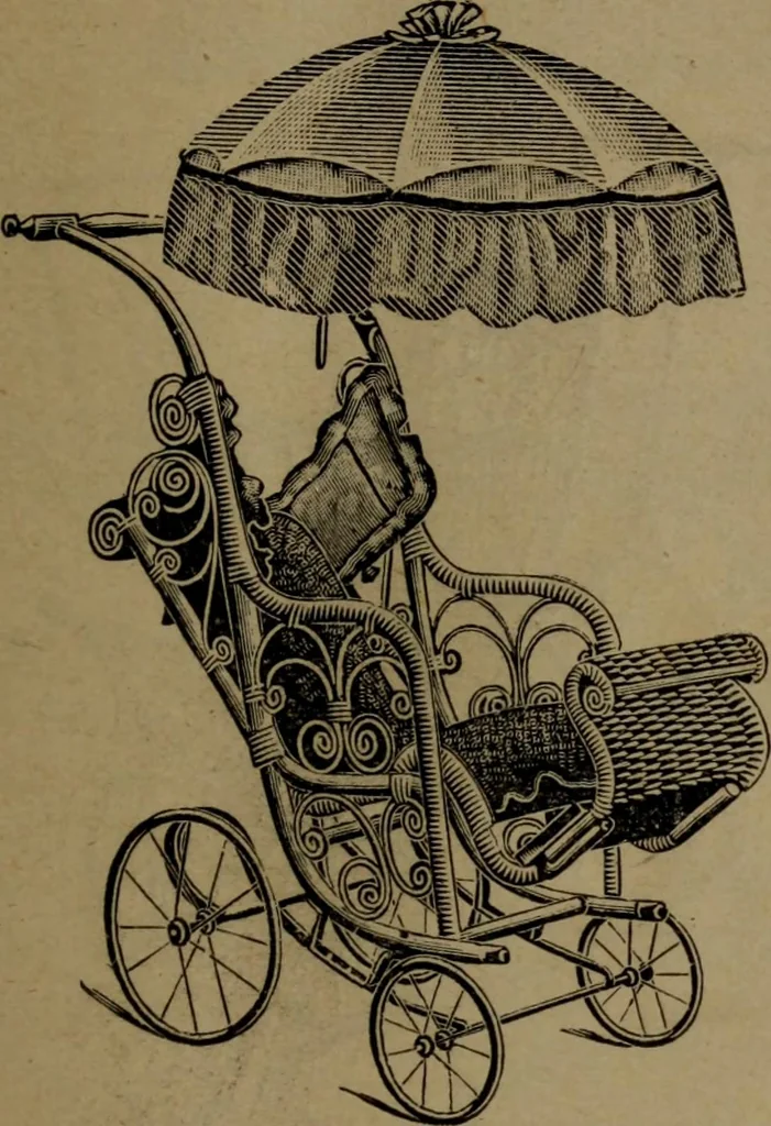 An illustration from Largest dealers in baby carriages, baby vehicles and reed furniture in Canada / The Richard Simpson Co., Limited, Toronto, Canada., 1902, leaf 50