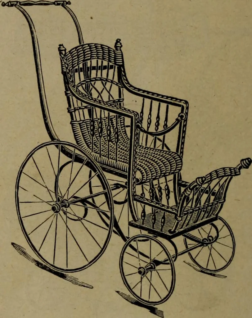 An illustration from Largest dealers in baby carriages, baby vehicles and reed furniture in Canada / The Richard Simpson Co., Limited, Toronto, Canada., 1902, leaf 51