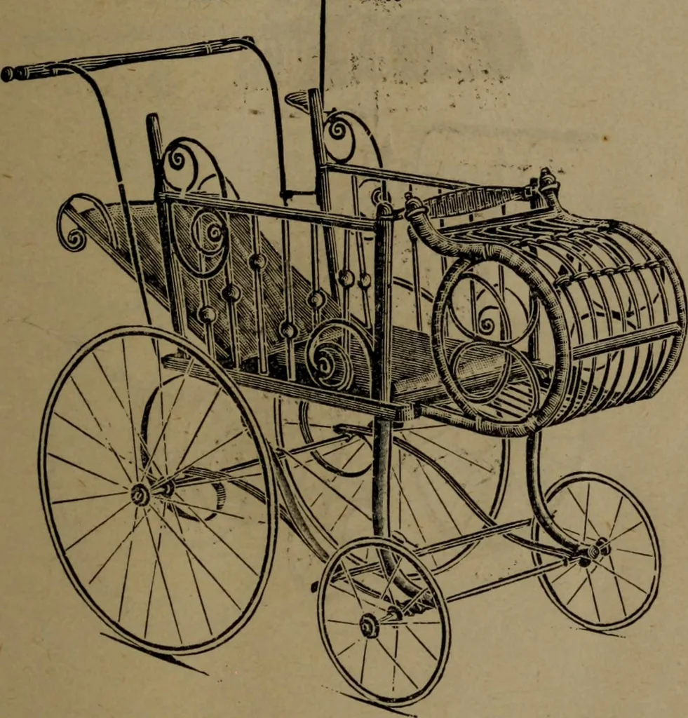 An illustration from Largest dealers in baby carriages, baby vehicles and reed furniture in Canada / The Richard Simpson Co., Limited, Toronto, Canada., 1902, leaf 52
