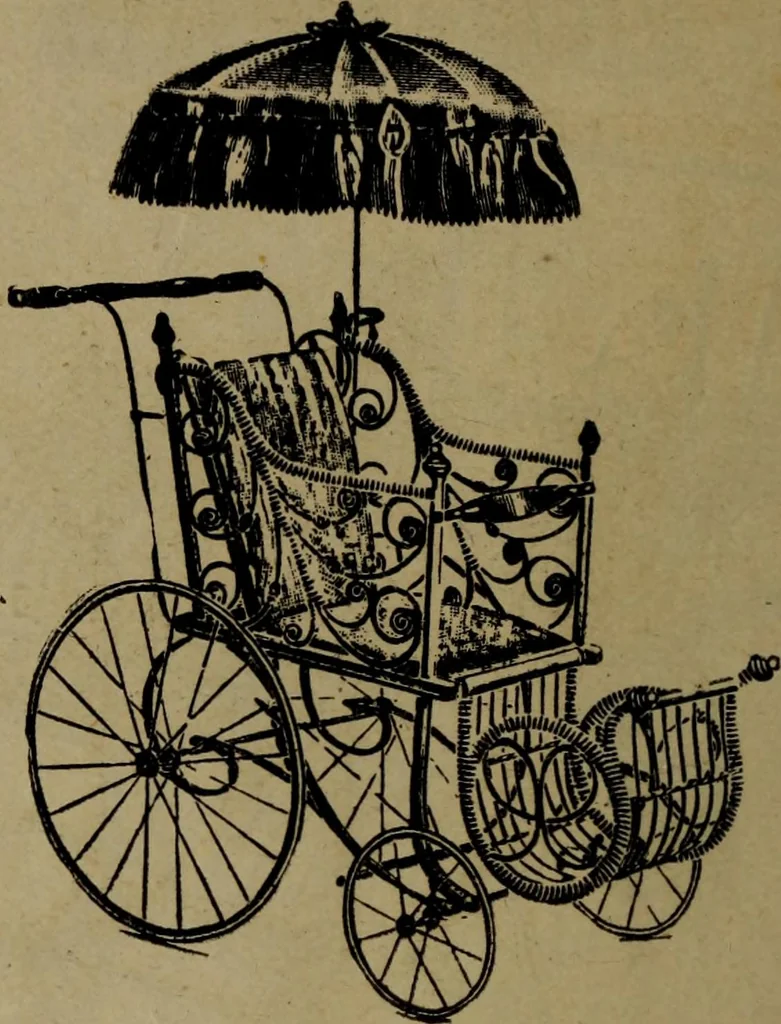 An illustration from Largest dealers in baby carriages, baby vehicles and reed furniture in Canada / The Richard Simpson Co., Limited, Toronto, Canada., 1902, leaf 53