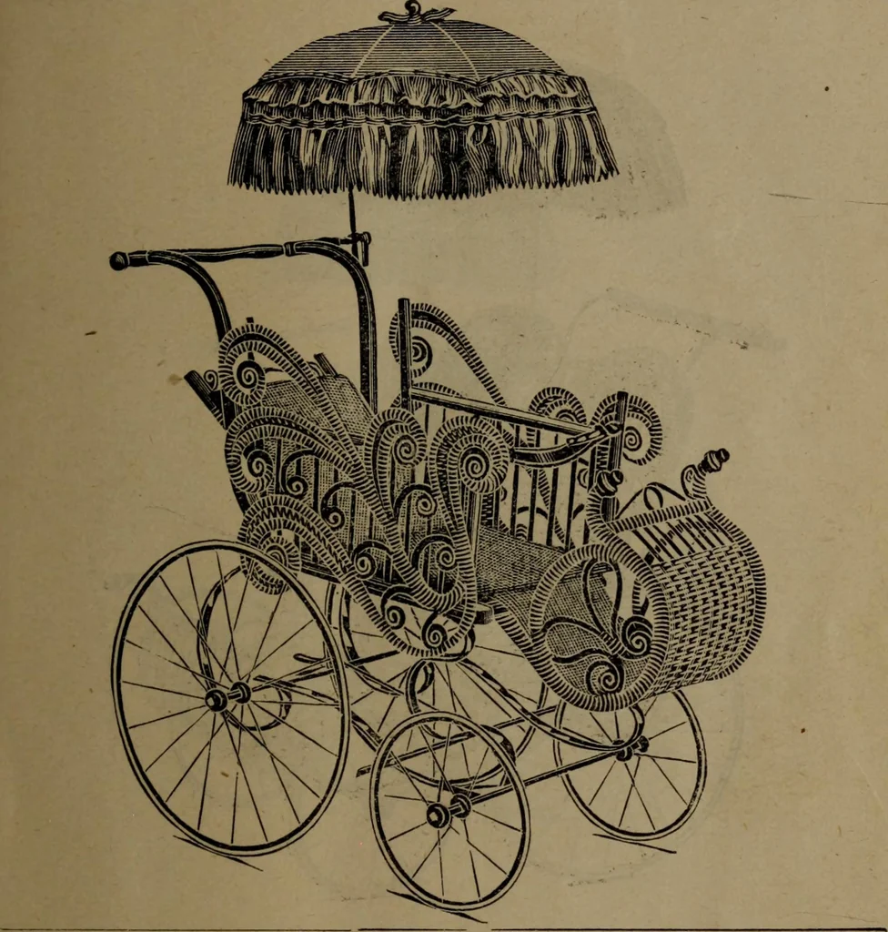 An illustration from Largest dealers in baby carriages, baby vehicles and reed furniture in Canada / The Richard Simpson Co., Limited, Toronto, Canada., 1902, leaf 58