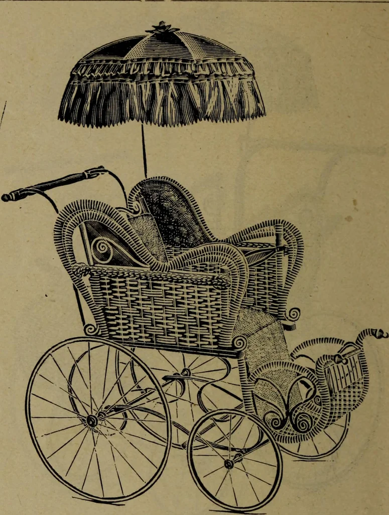 An illustration from Largest dealers in baby carriages, baby vehicles and reed furniture in Canada / The Richard Simpson Co., Limited, Toronto, Canada., 1902, leaf 59