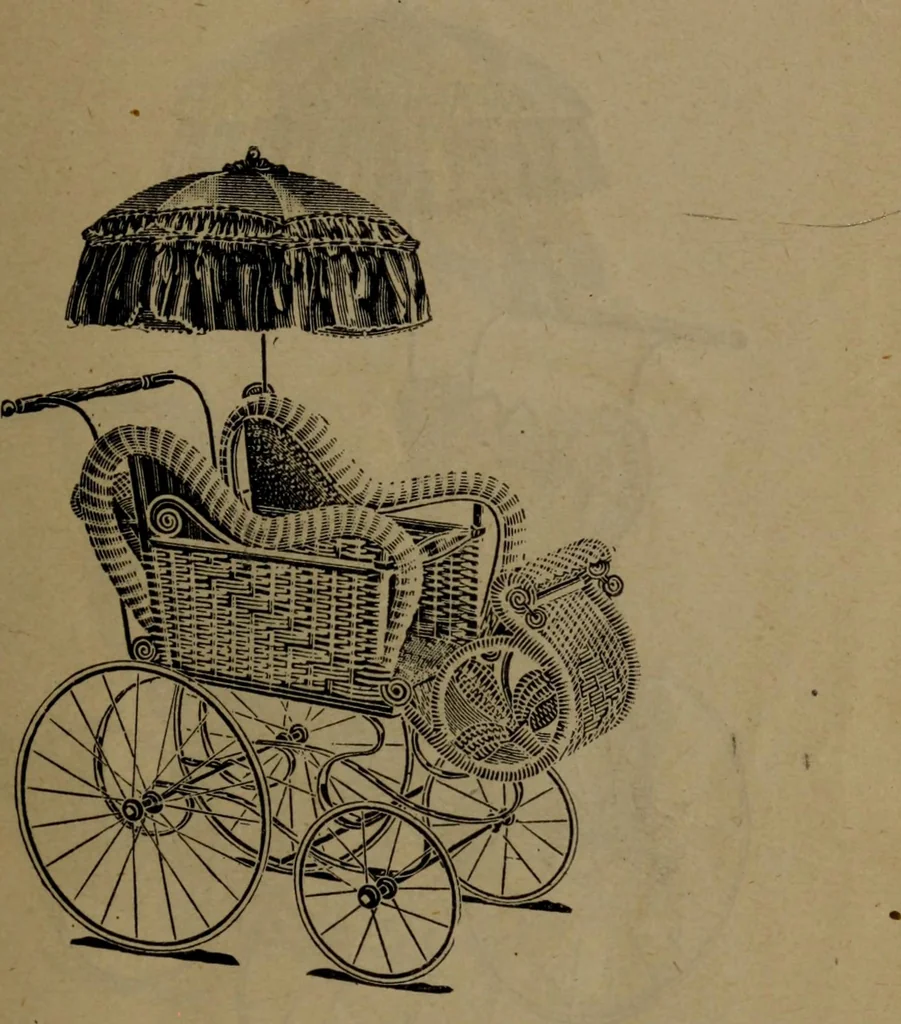 An illustration from Largest dealers in baby carriages, baby vehicles and reed furniture in Canada / The Richard Simpson Co., Limited, Toronto, Canada., 1902, leaf 60