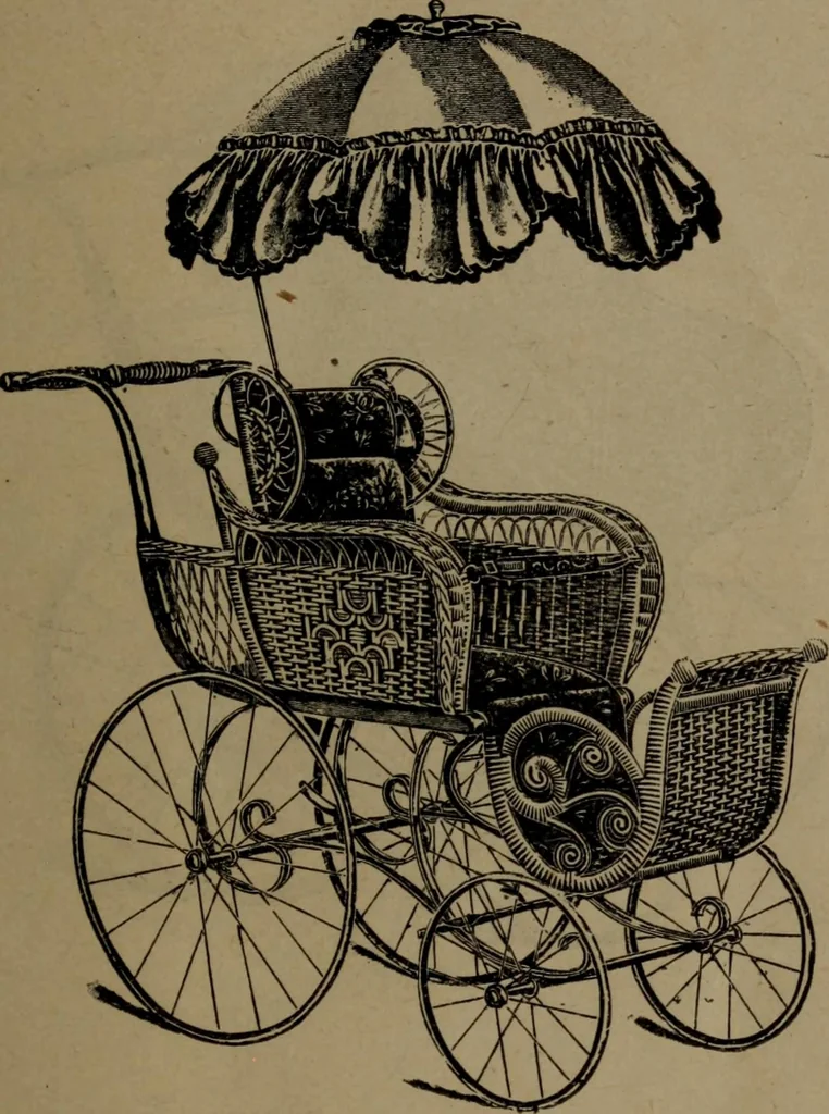 An illustration from Largest dealers in baby carriages, baby vehicles and reed furniture in Canada / The Richard Simpson Co., Limited, Toronto, Canada., 1902, leaf 62
