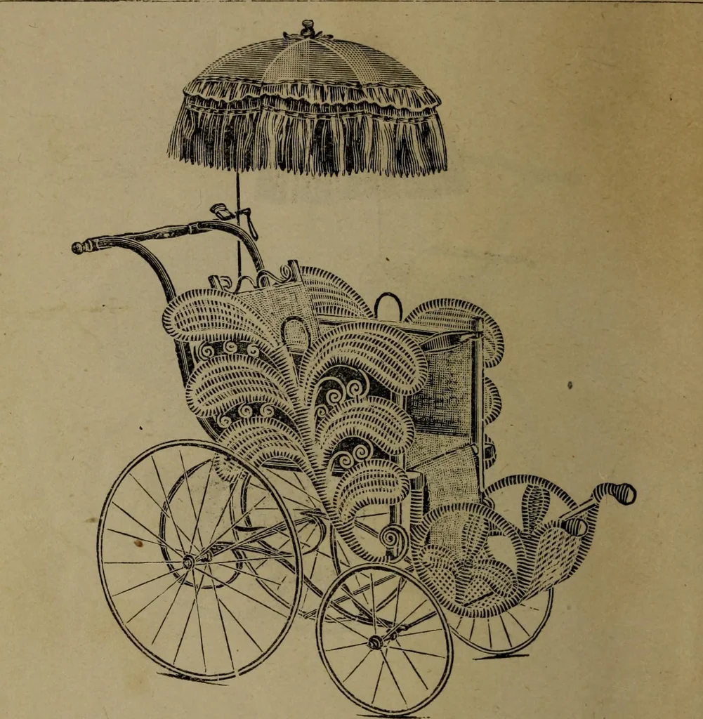 An illustration from Largest dealers in baby carriages, baby vehicles and reed furniture in Canada / The Richard Simpson Co., Limited, Toronto, Canada., 1902, leaf 65